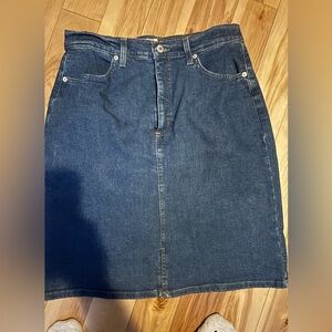 Cleo Dark Blue Denim Mini Skirt